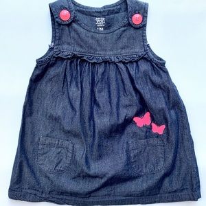 Carter’s Dark Denim Sleeveless Dress